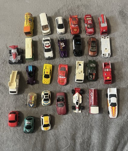 Toy diecast car lot - toy, wheels