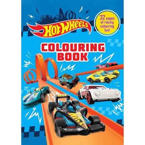 Hot wheels colouring - book,